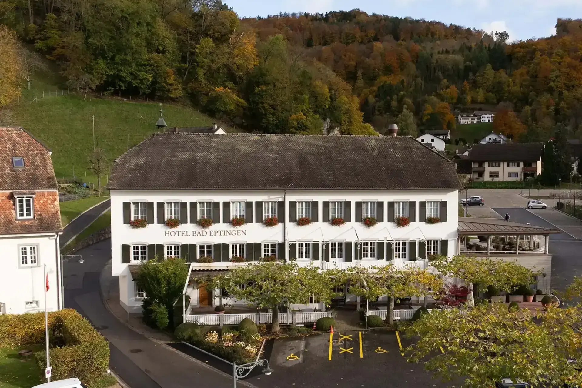 Aussenansicht Hotel Bad Eptingen im Baselbiet